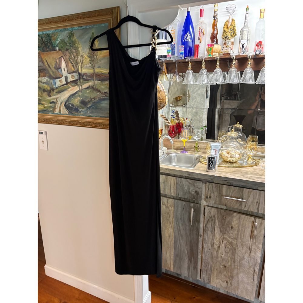 Calvin Klein Black Long dress - Picture 4 of 4